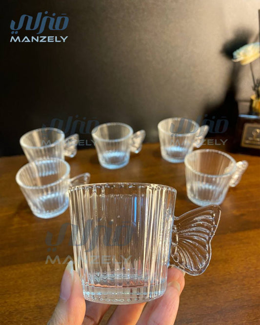 طقم قهوه فراشه مستورد