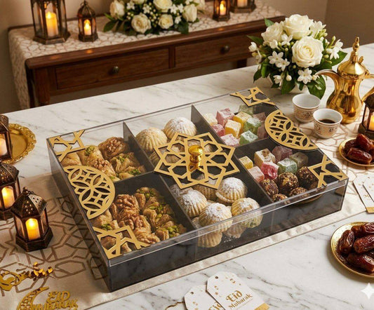 علبة كحك اكريليك اوسكار