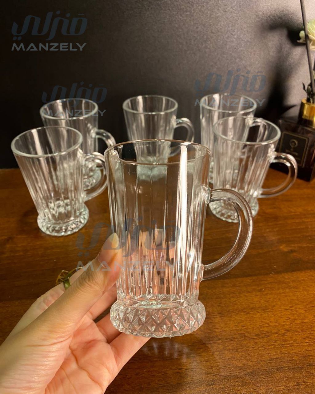 مج شاي ماكس مضلع