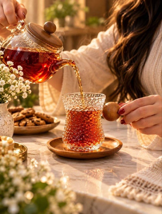 طقم استكانة منقرش