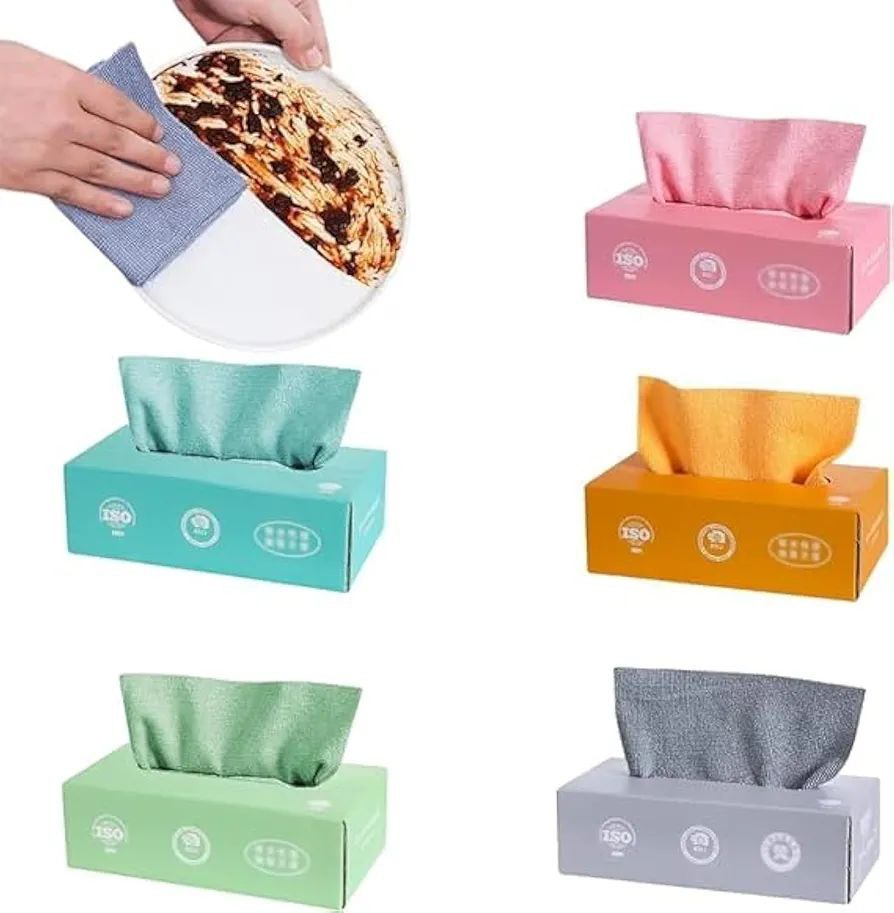 علبة مناديل ميكروفيبر مستورده