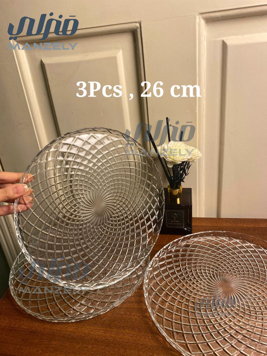 اطباق سيجما 3 قطع 26سم