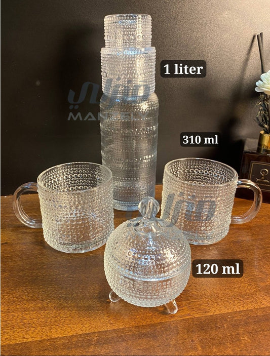 Complete polka dot set, 5 pieces