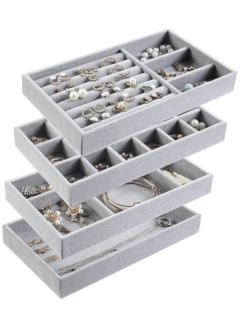 Velvet drawer organizer 4*1