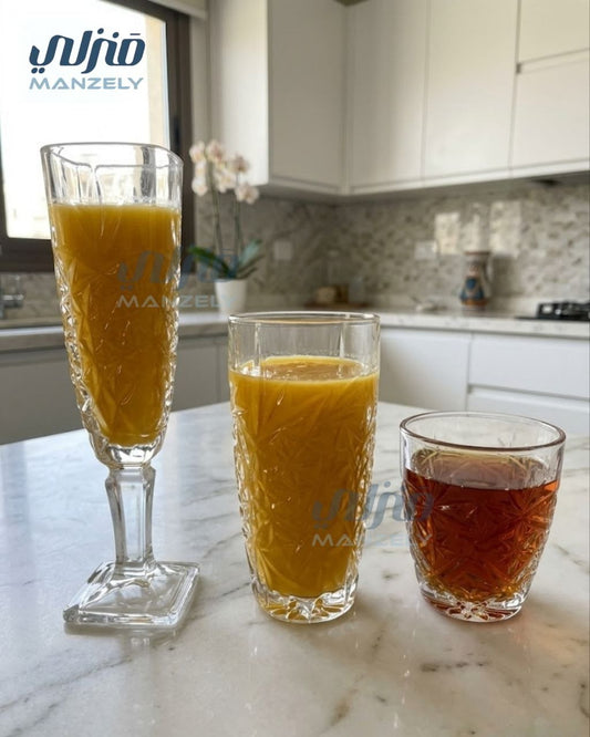 طقم كراكل منقرش كامل18 قطعة