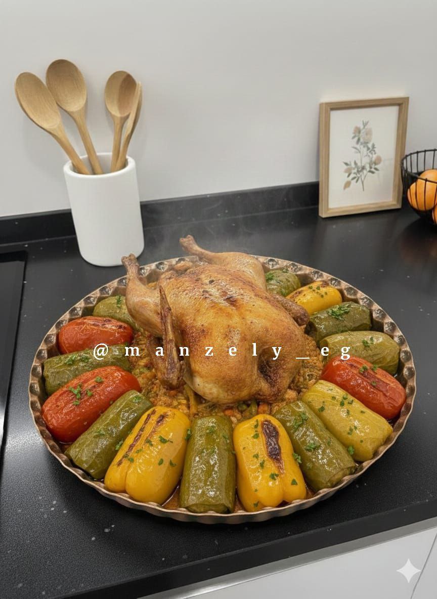 صينية كبسه نحاسي