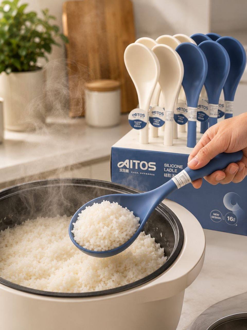 مغرفة سليكون AITOS