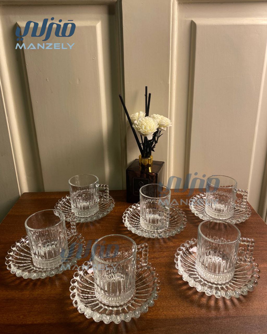 طقم قهوه بوبا بابلز بالطبق