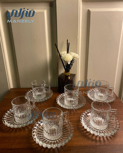 طقم قهوه بوبا بابلز بالطبق