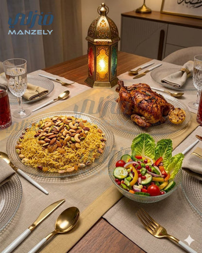 طقم اطباق كامل 18 قطعة