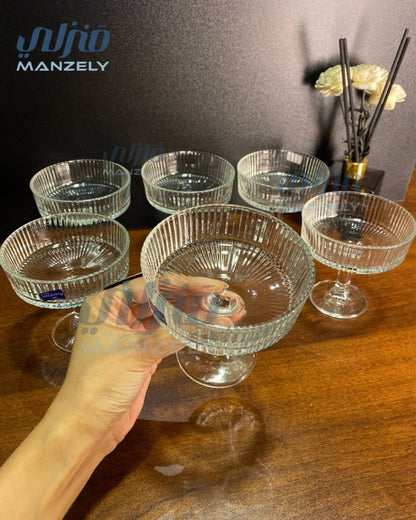 طقم كاسات جيلي و ايس كريم