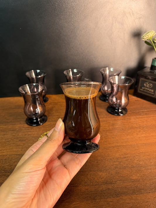 طقم استكانة بيرا تركي لافندر