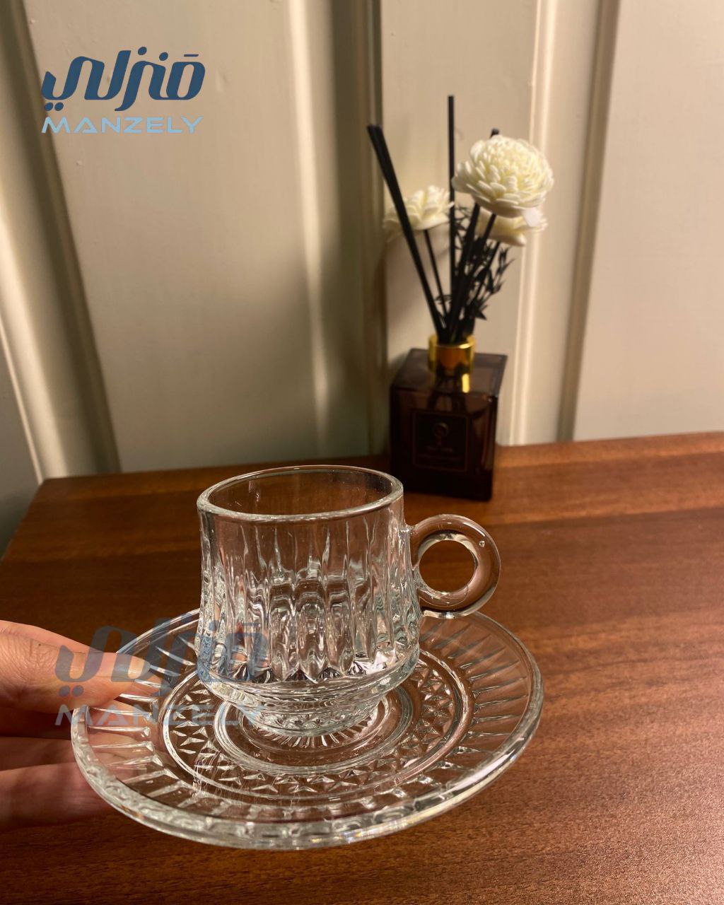 طقم قهوة سيلي بالطبق