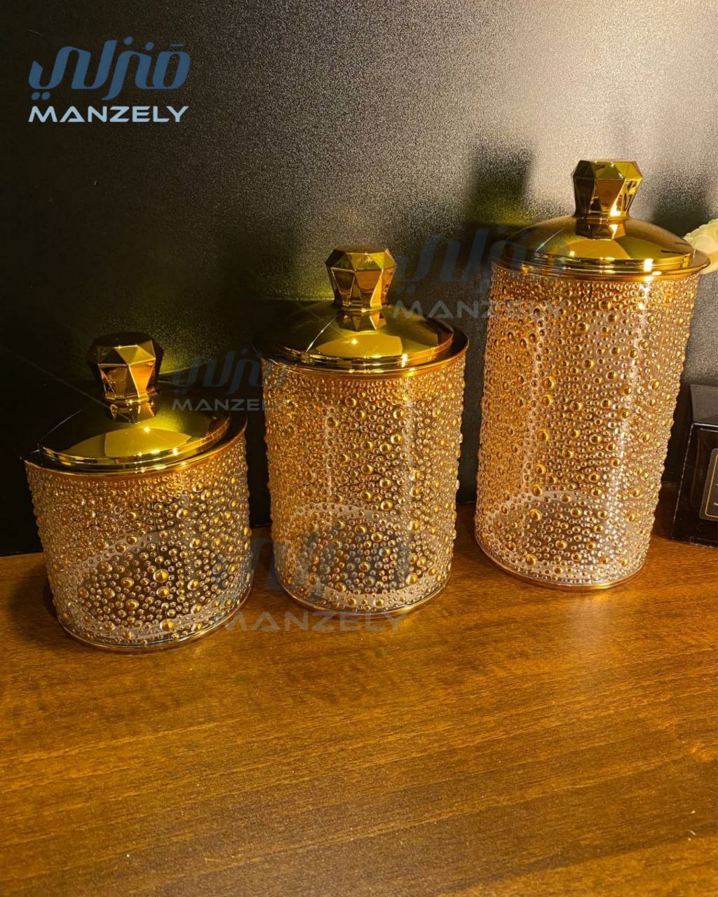 طقم جار كاندي دهبي