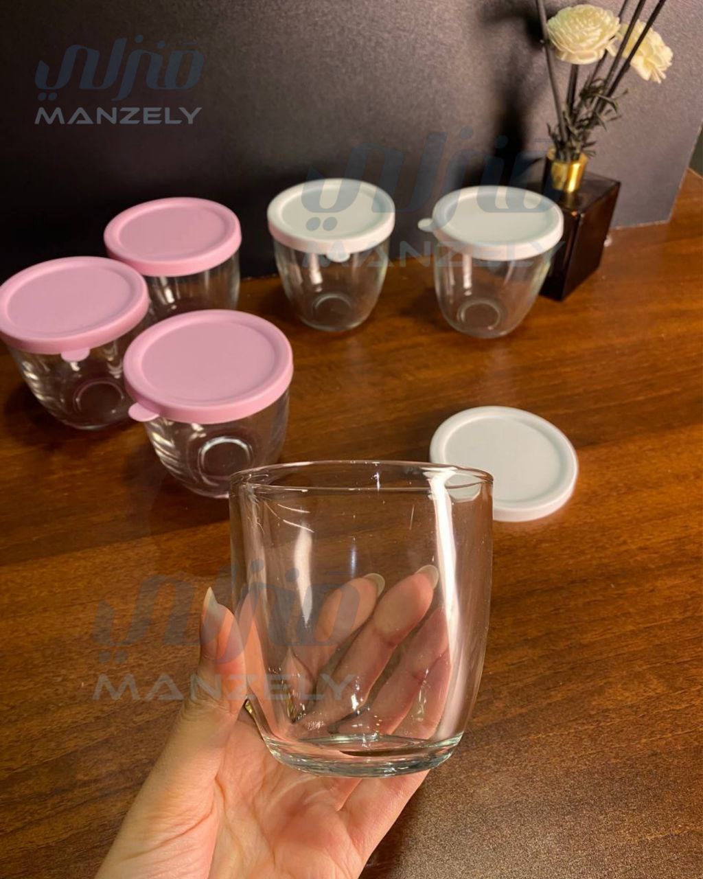 طقم زبادي بومبيه