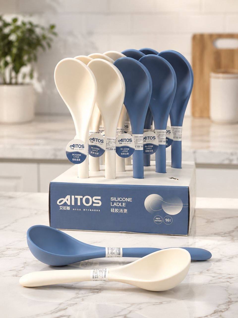 مغرفة سليكون AITOS