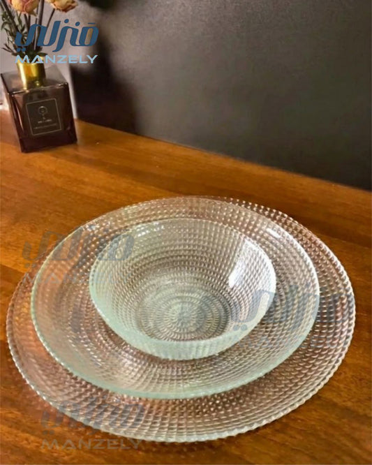 طقم اطباق كامل 18 قطعة