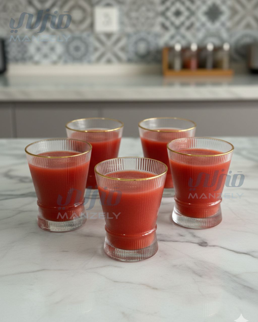 طقم كوب دايموند مضلع