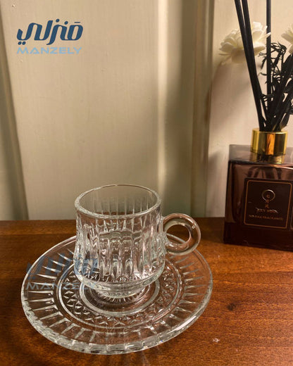 طقم قهوة سيلي بالطبق