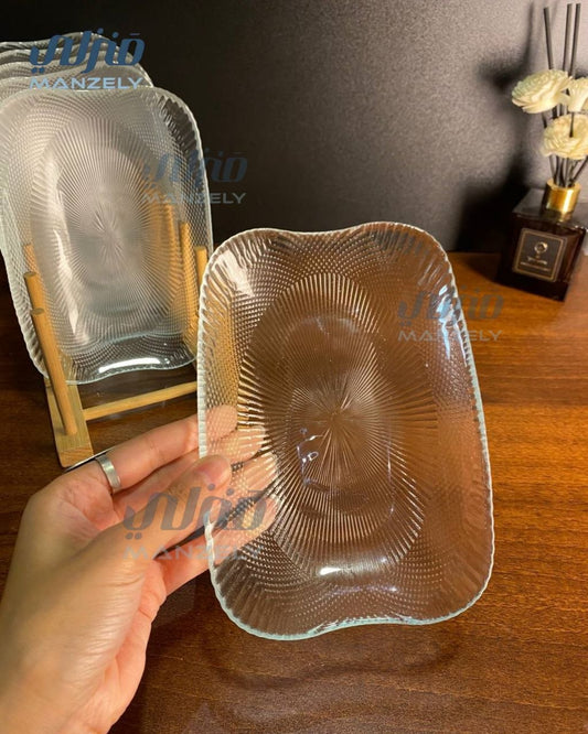 أطباق تسالي مخطط