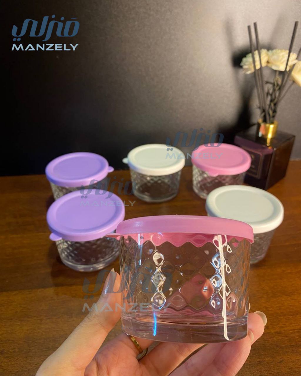 علب زبادي سيتي مضلع