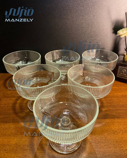 كاس آيس كريم مضلع