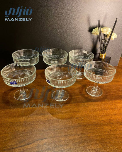 طقم كاسات جيلي و ايس كريم