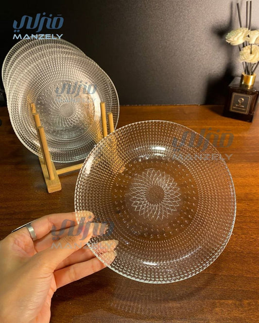 اطباق جاتوه مربعات وردة