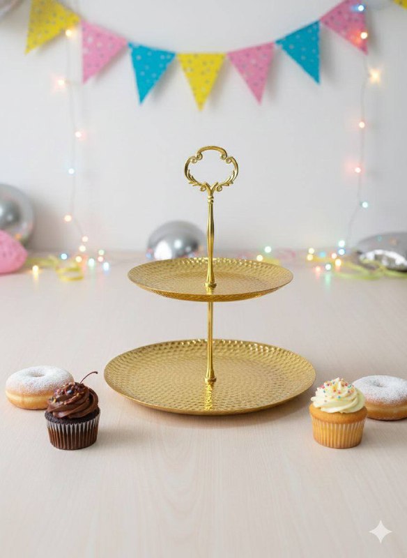 شيال معدني ثنائي ذهبي مستورد