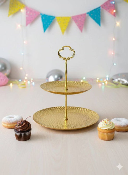 شيال معدني ثنائي ذهبي مستورد