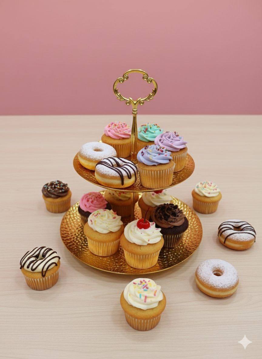 شيال معدني ثنائي ذهبي مستورد