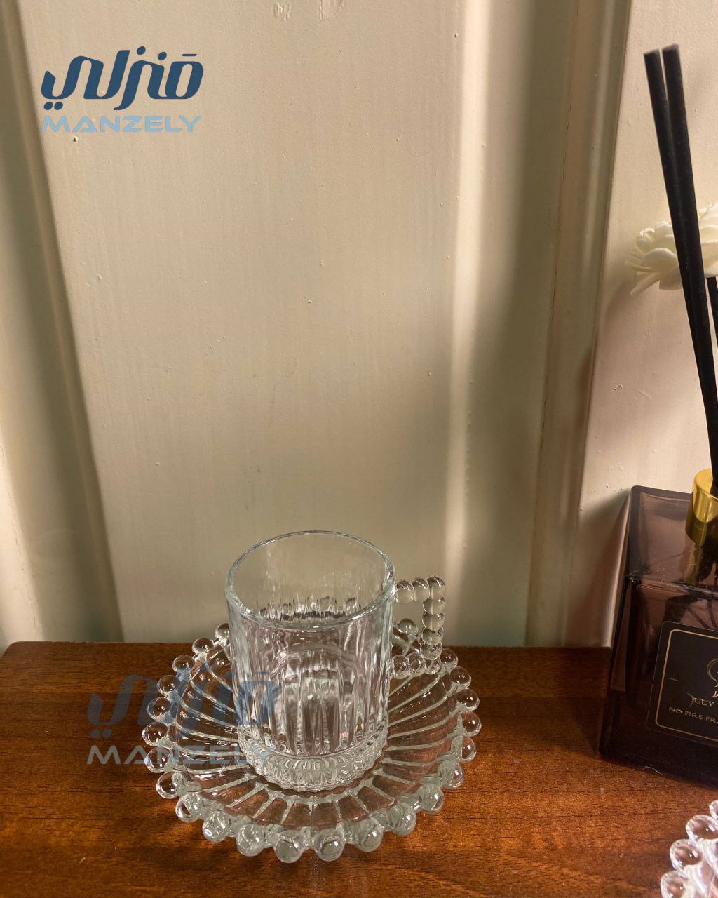 طقم قهوه بوبا بابلز بالطبق