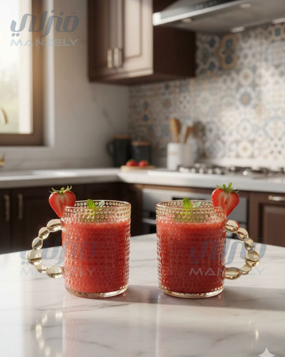 طقم مجات Fan مستورد عسلي