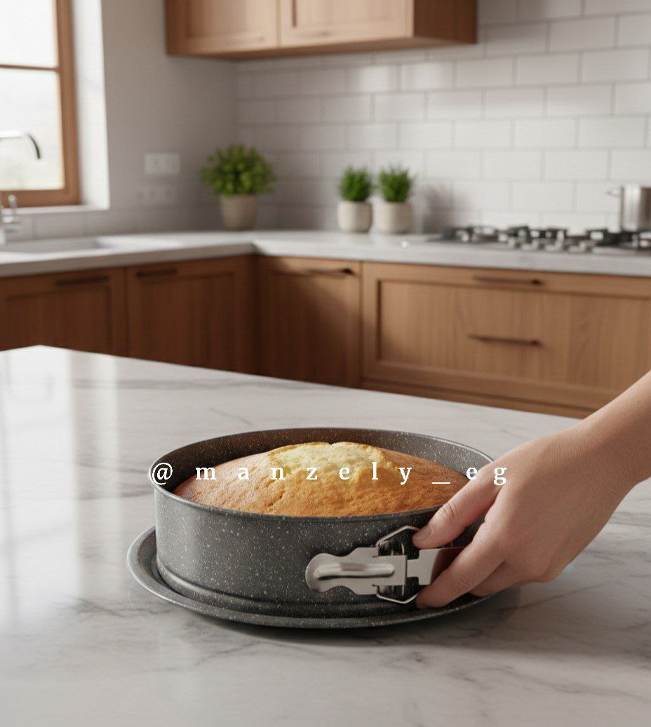 قالب الكيك ذو قاعده متحركه