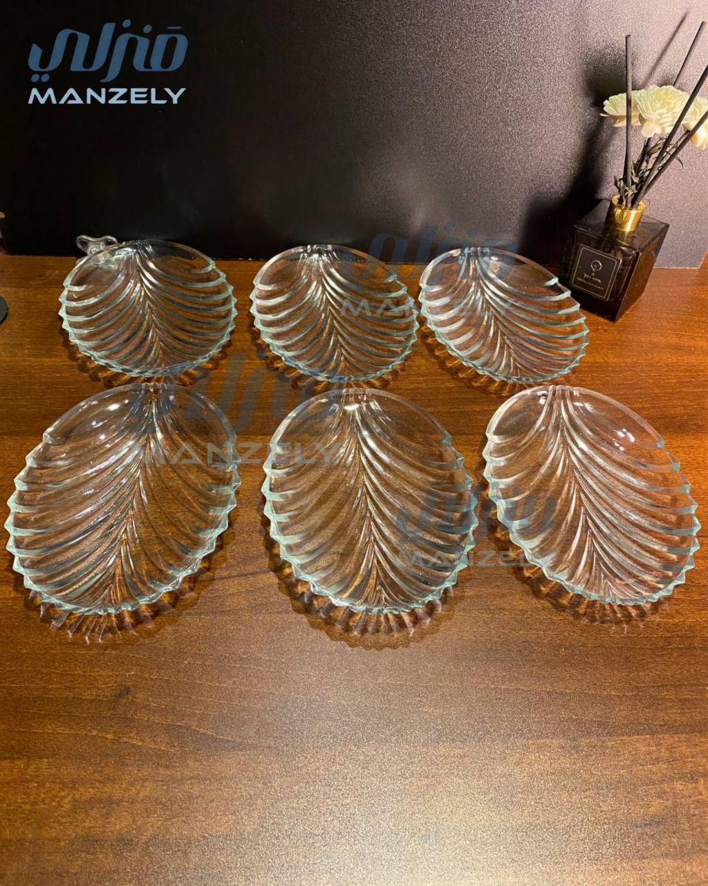 أطباق تسالي ورقة شجر