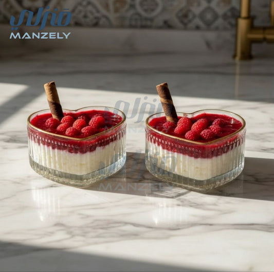 طقم بولات قلوب مستورد إطار جولد