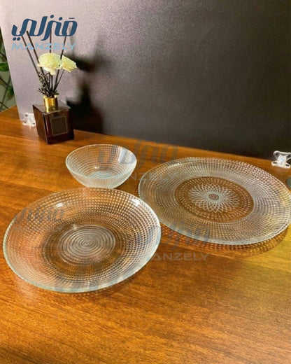 طقم اطباق كامل 18 قطعة