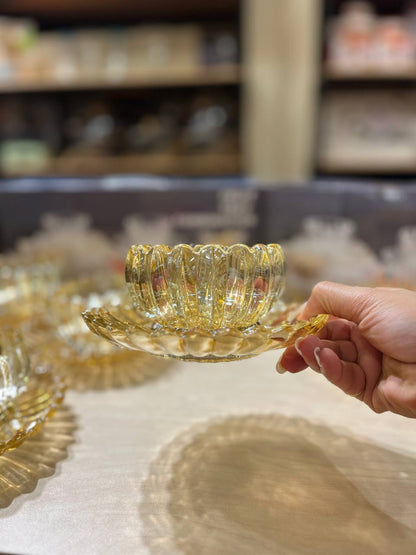 طقم خشاف عسلي بالطبق