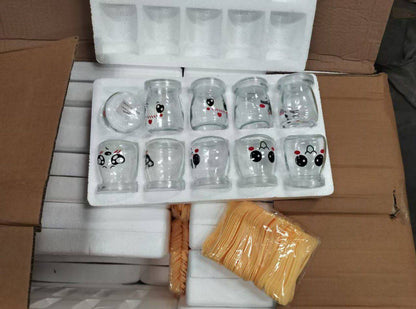 طقم اكواب زبادي ايموشن مستورده