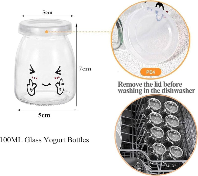 طقم اكواب زبادي ايموشن مستورده