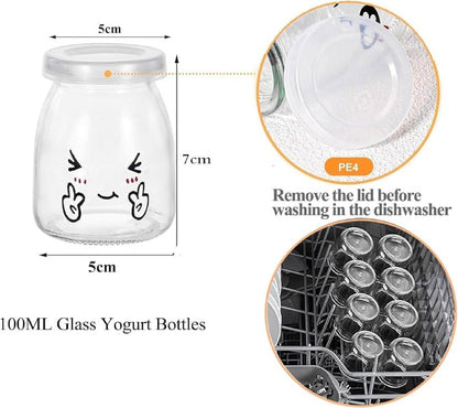 طقم اكواب زبادي ايموشن مستورده