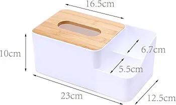 علبه مناديل × منظم ابيض مستورده