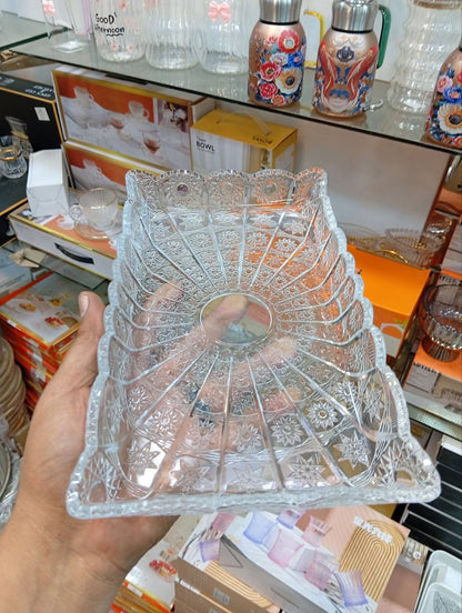 سرفيس كريستال مستورد  مستطيل