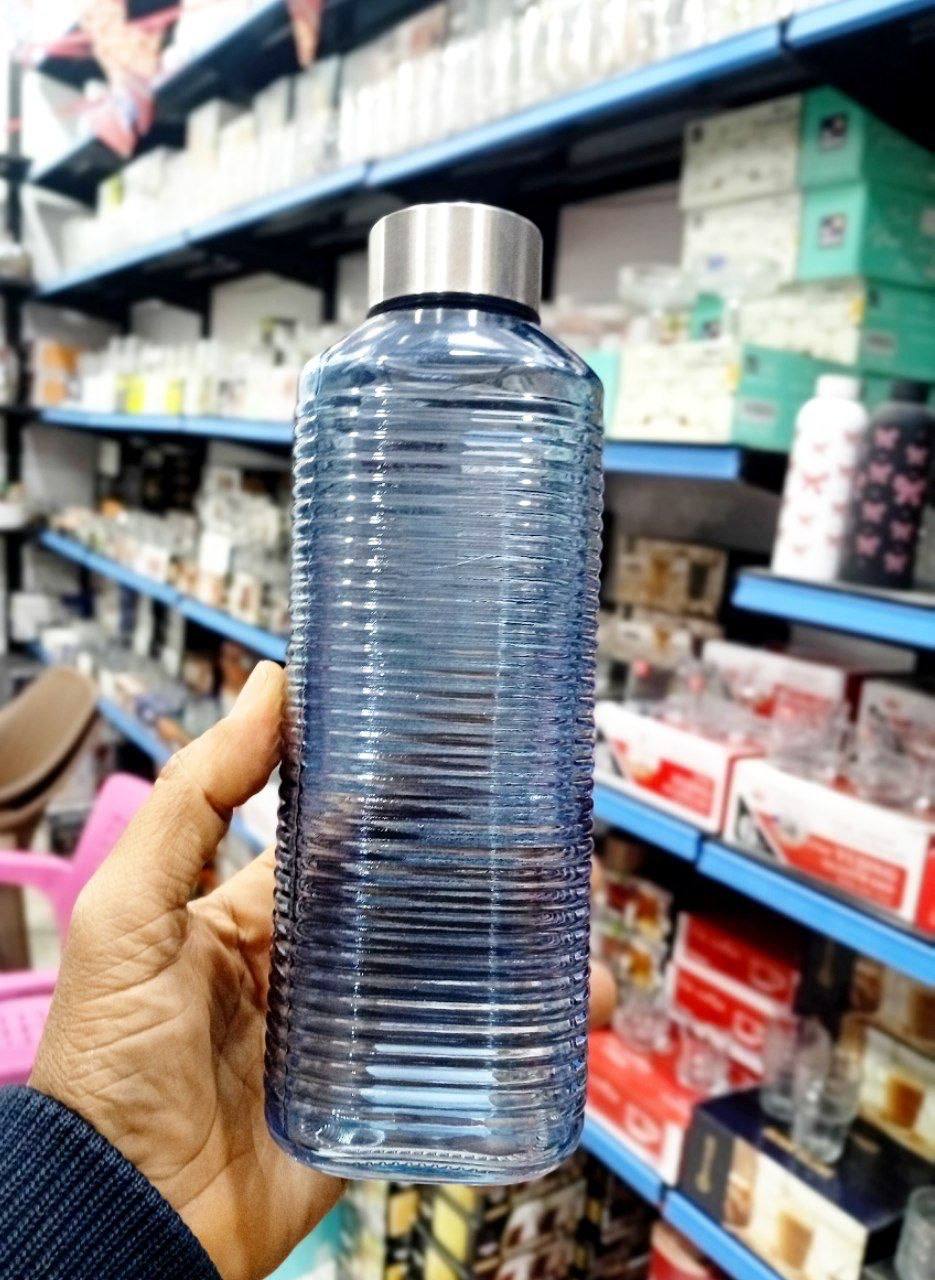 زجاجة زجاج مستوردة بغطاء استانلس