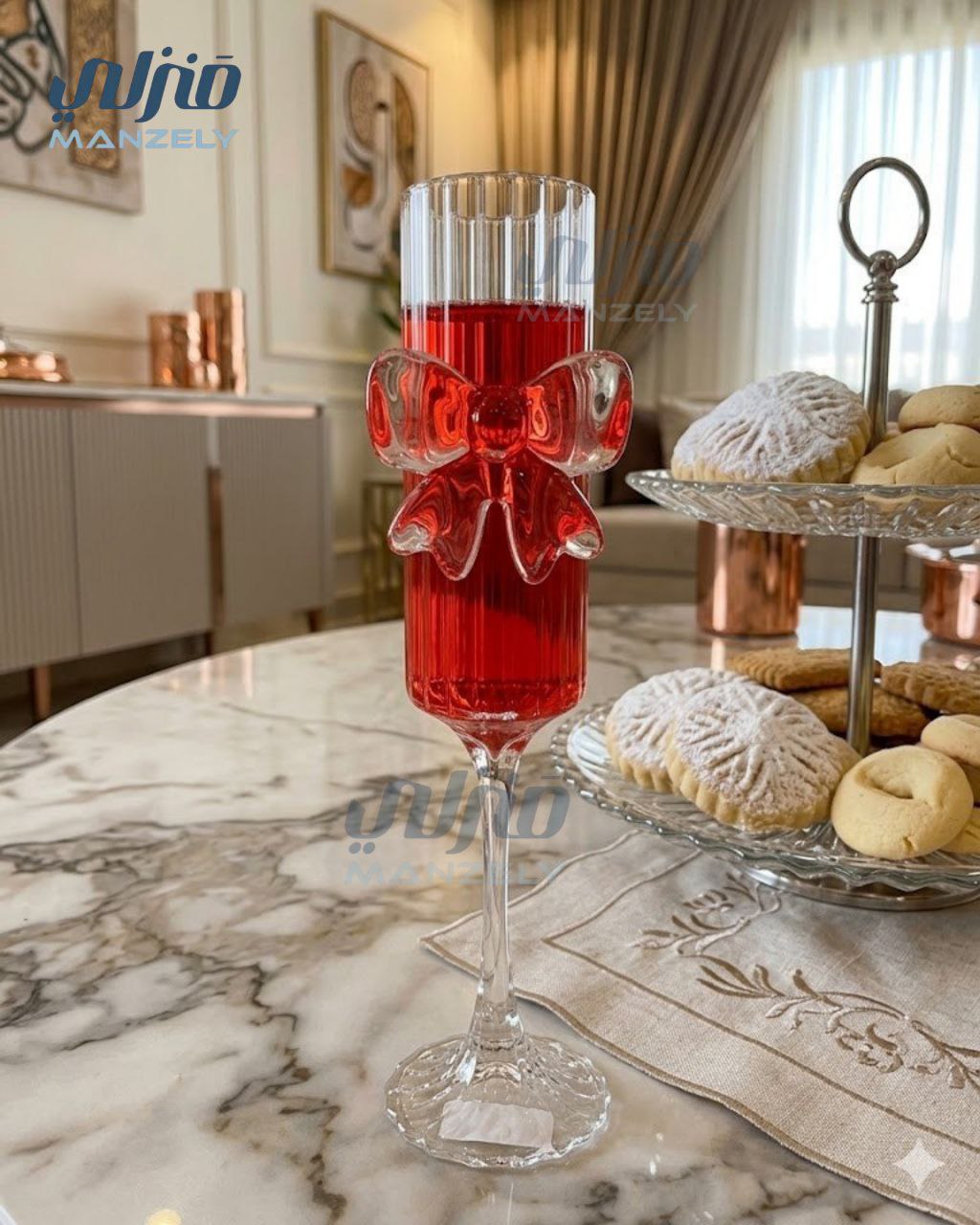 كاس فيونكه مضلع 1قطعة