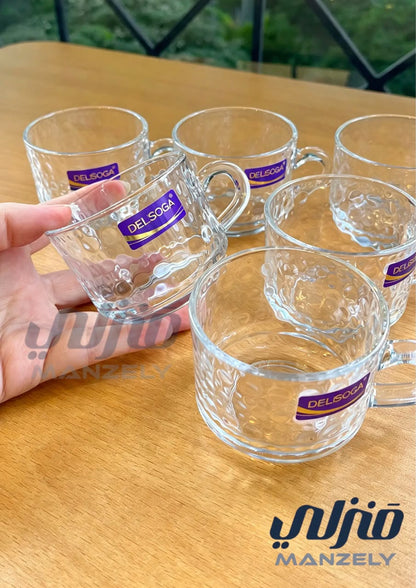 طقم شاي مرجان منقرش