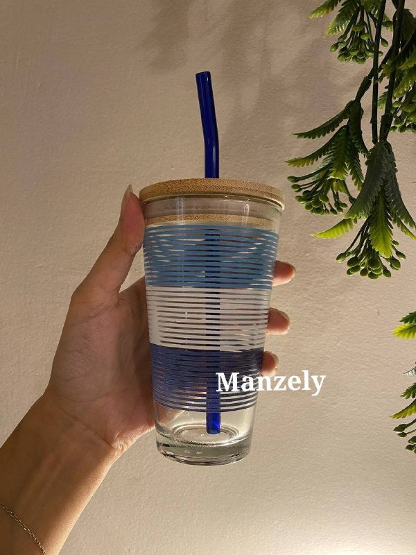 مج نيو مخطط ازرق
