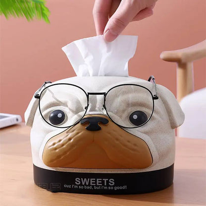 علبة مناديل Dog