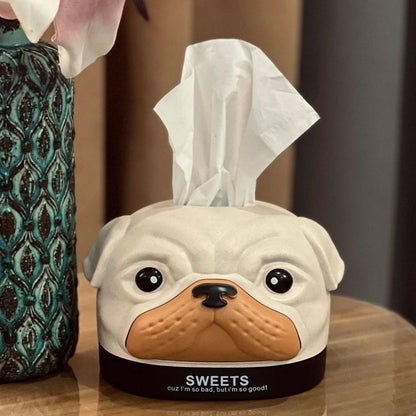 علبة مناديل Dog
