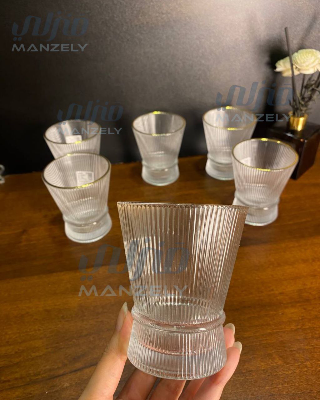 طقم كوب دايموند مضلع